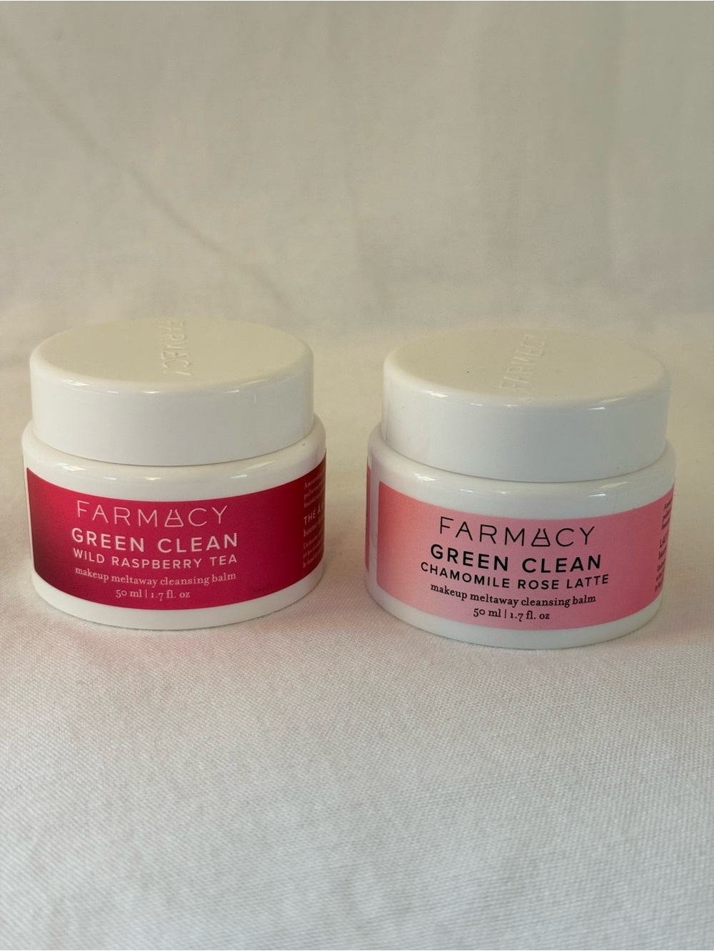 Farmacy Green Clean Makeup Meltaway Cleansing Balm Duo - NEW - 1.7 fl oz each